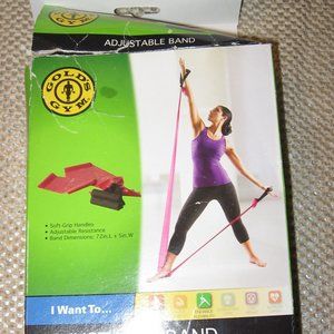 Gold's Gym Adjustable Resistance Band Set New Open Box